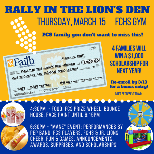 Rally in the Lion's Den