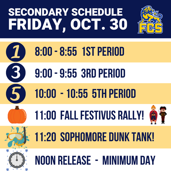 All School Minimum Day • (Elem Parent-Teacher Conferences)